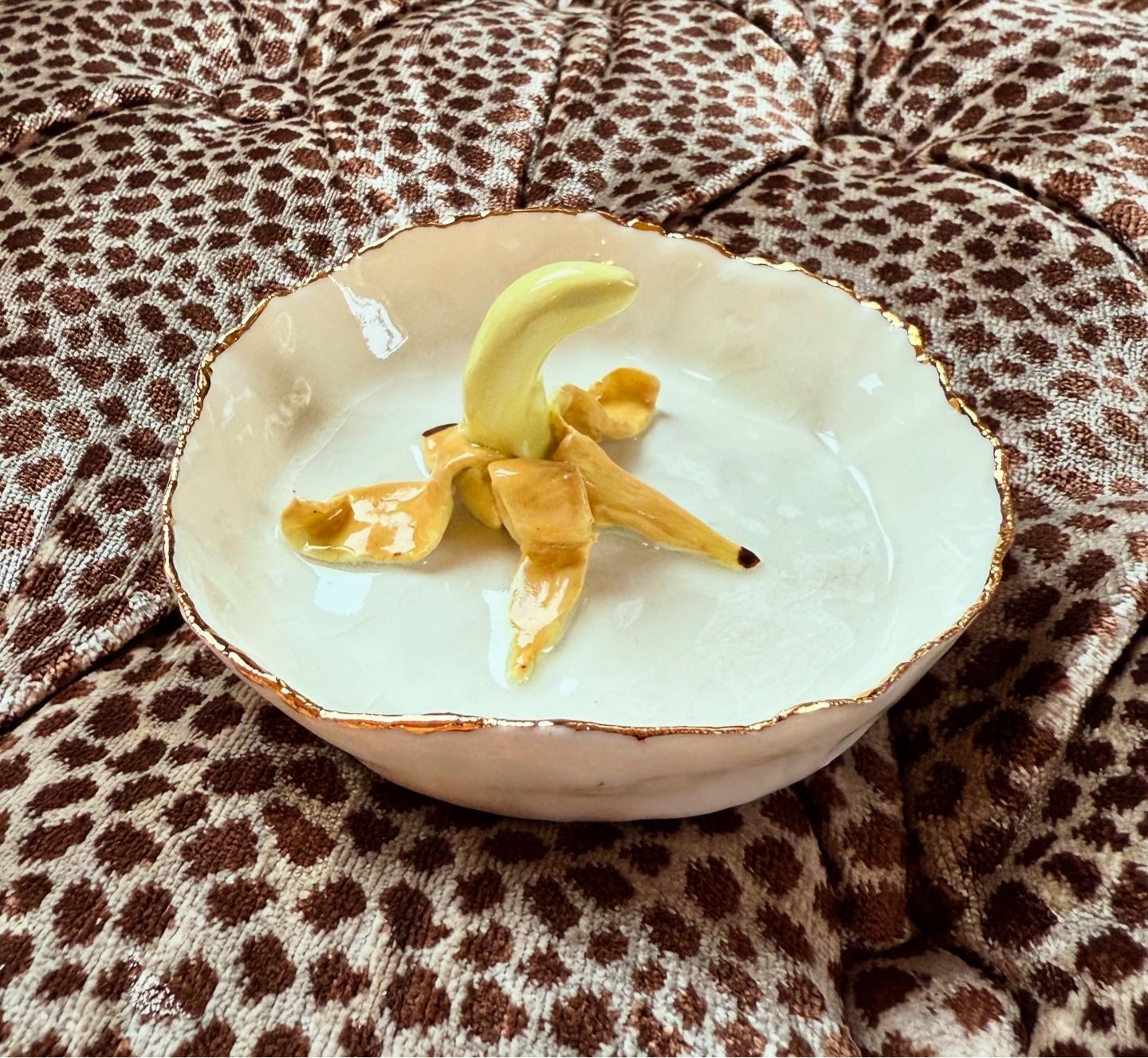 Bespoke Banana jewellery bowl