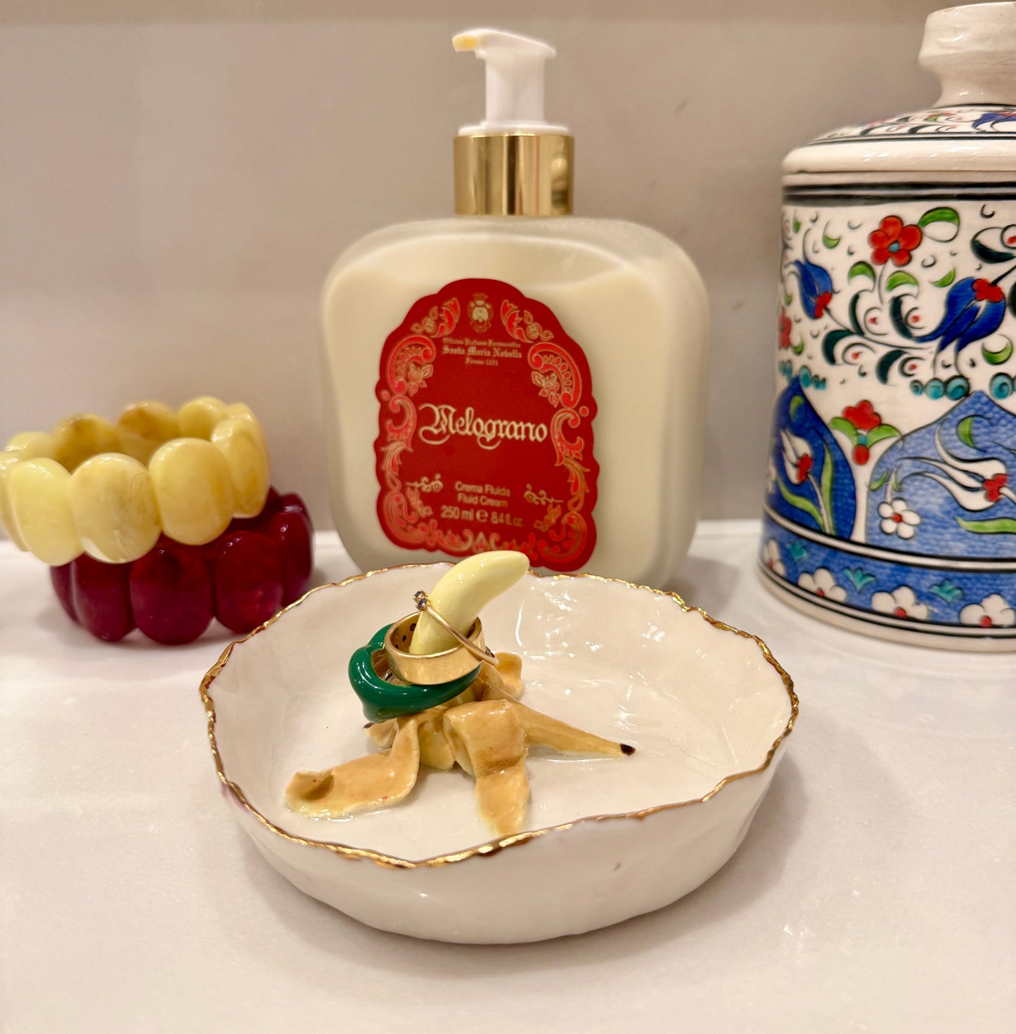 Bespoke Banana jewellery bowl