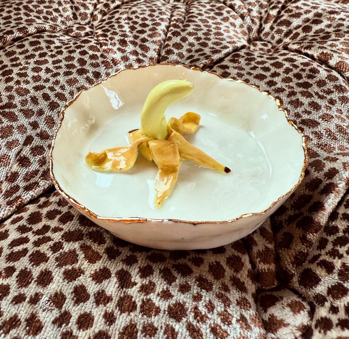 Bespoke Banana jewellery bowl